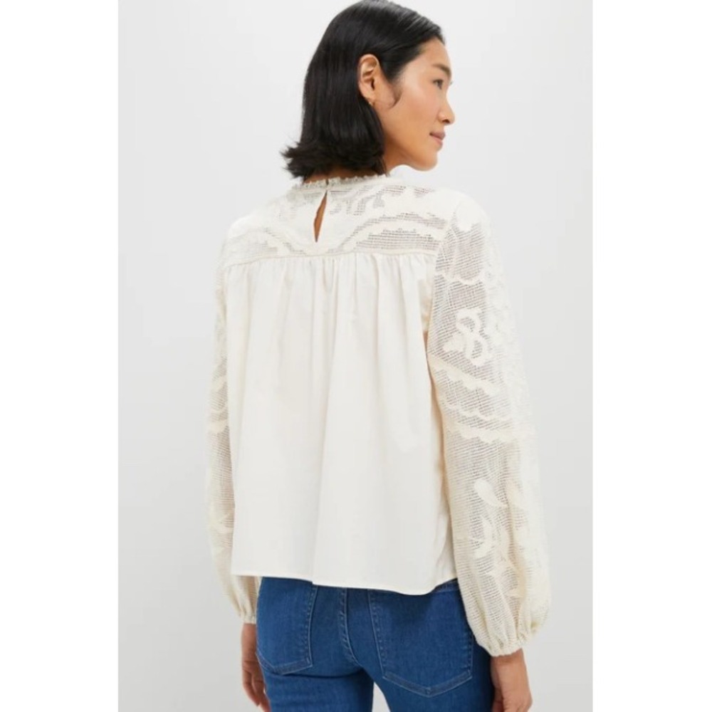 TUCKERNUCK Ivory Patchwork Embroidered Cressida B… - image 3